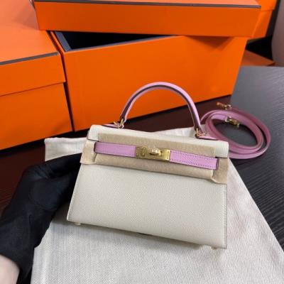 wholesale quality hermes kelly mini ii epson phw bicolor craie match mauve sylvestre